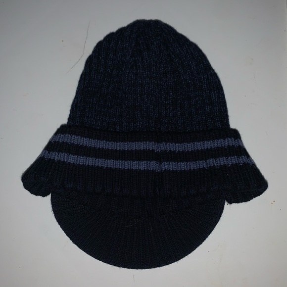 CHILDRENS PLACE winter hat w/visor blue YOUTH S (free w/purchase) - Picture 6 of 9